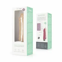 Jelly Supreme Flexible Model - Veined Intimate Machine, 21 cm, Clear
