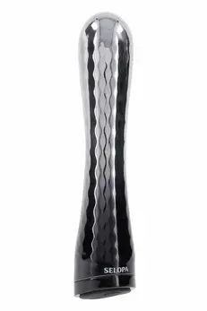 SELOPA SILVERADO Chrome Finish Rechargeable Intimate Device 17.8cm