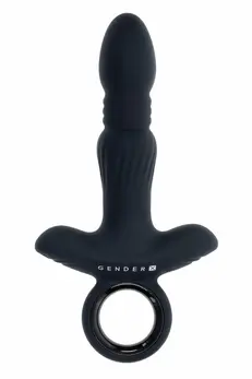 Gender X Slayer Thrusting Silicone Device, 20 cm, Waterproof, USB
