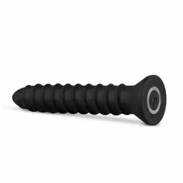 Screwed Plug Large by Dream Toys - Textured Anal Model, 10 Modes, USB