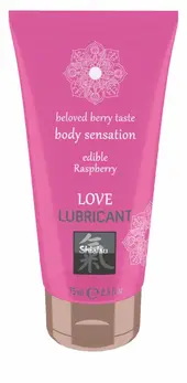 Love Lubricant Water-Based Gel Edible Raspberry 100ml