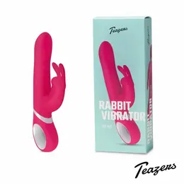 EasyToys Rotating & Vibrating Rabbit Vibe Multi-Function USB Purple