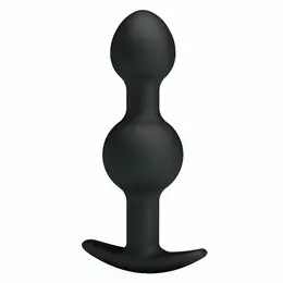 Svakom Weighted Double Silicone Plug with Internal Motion System Black