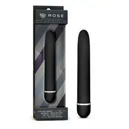 Luxuriate Rose Black Multispeed Vibrating Device - Satin Surface Finish