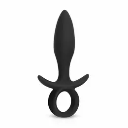 EasyToys Butt Buzzer Silicone Intimate Device 10-Mode Black Rechargeable