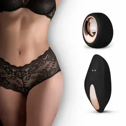 PantyRebel Vibrating BoyShort Intimate System Black Size M/L