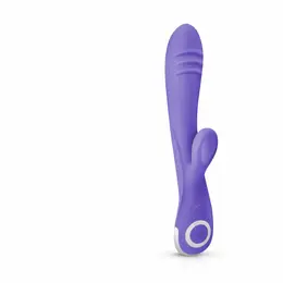 Fane Rabbit Intimate Device Rechargeable Silicone Pink 10 Modes LED
