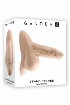 GENDER X Stand to Pee Silicone Device Light Flesh 12.7 cm Waterproof