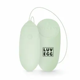 Luv Egg Green Remote-Controlled Silicone Intimate Device 12 Modes