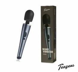 Black Lightning Wand by Dream Toys - Powerful Rechargeable Massager