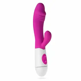 Teazers Pink Dual-Action Silicone Rabbit Vibrator, 10 Modes, Waterproof