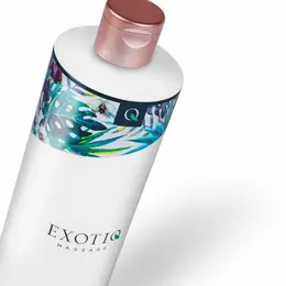Exotiq Body To Body Oil 500ml - Silky Massage Formula with Dispenser