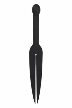 SPORTSHEETS EDGE Silicone Tawse Dual-Tail Impact Tool Black