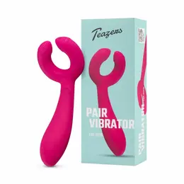 EasyToys Couples Intimate Dual-Ended Vibrator, Waterproof, USB Rechargeable