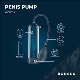 Boners Vacuum Enhancement Pump No.1 - Compact Size, Black