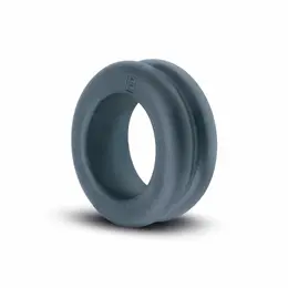 Boners Double Design Silicone Ring Adjustable Black 2-in-1 System
