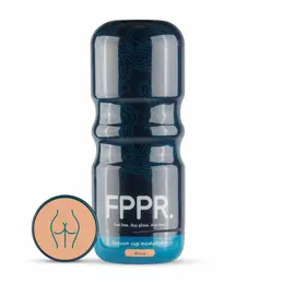 FPPR Mocha Premium Intimate Sleeve with Textured Tunnel, Dark Tone