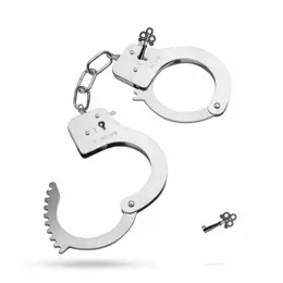 Ouch! Adjustable Metal Cuffs Silver - Secure Restraint System