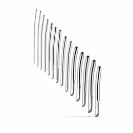 Sinner Gear 14-Piece Stainless Steel Intimate Dilator Set, 0.4-1.7 cm