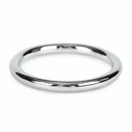 Sinner Gear Steel Intimate Ring Set - 3 Sizes, Silver, Anatomical Design
