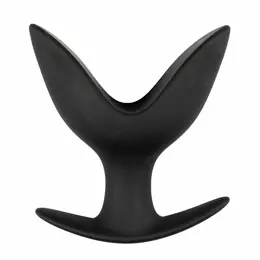 EasyToys Silicone Anchor Plug Large - Flexible Intimate System Black
