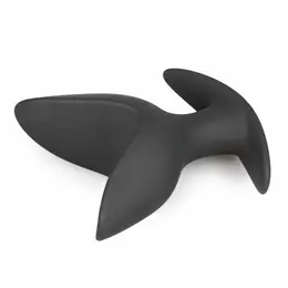 EasyToys Silicone Anchor Plug Large - Flexible Intimate System Black