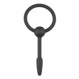 Mister B Silicone Urethral Plug with Pull Ring - Small, Flexible Model