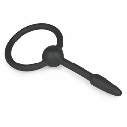 Mister B Silicone Urethral Plug with Pull Ring - Small, Flexible Model