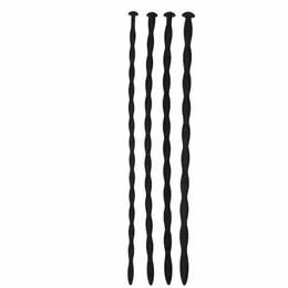 Ouch! Silicone Dilator Set Flexible Medical-Grade 5 Sizes Black
