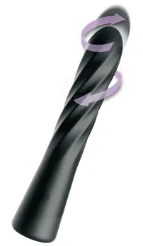 AFE Twist Ecstacy Black Rotating Spiral Intimate Machine 24.1cm