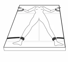 EasyToys Adjustable Under Mattress Bed Restraint System - Universal Size