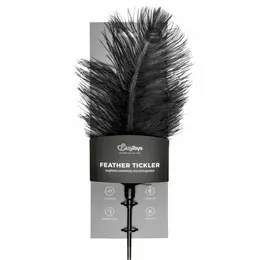 Ouch! Black Feather Sensation Teaser - Soft Touch, Elegant Design