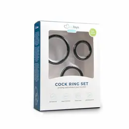 EasyToys Silicone Ring Set Black - 3-Piece Adjustable Comfort System