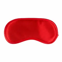 Ouch! Red Satin Eye Mask - Soft Luxury Blindfold Accessory
