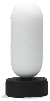 Tenga 3Dx Zen Intimate Machine with 3D Wave Texture, Reusable, 14.5 cm