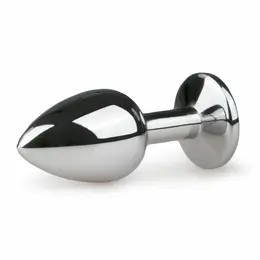 Diogol Metal Plug Silver with Clear Crystal S - Compact Aluminium Model