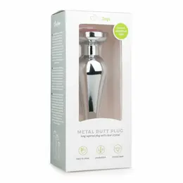 Rimba Aluminium Plug Crystal Clear - Tapered Design, Medium Size