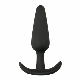 EasyToys Silicone Plug S Black - Compact Flexible Intimate Accessory