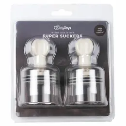 EasyToys Large Vacuum Suction Cups Set for Body Stimulation 2 pcs