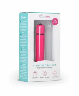 EasyToys Bullet Vibrating Device 10-Speed Compact Pink
