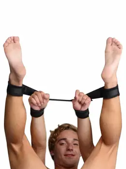 Master Series Poseidon Adjustable Restraint System 4-Cuff Black 37cm