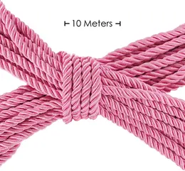 ToyJoy Polyester Bondage Rope 10m Pink - Durable Restraint System