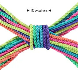 LoversPremium Bondage Rope 10m Multicolor - Durable Polyester Model