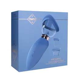 Shots Arousing Blue Rechargeable Intimate Vacuum System Set