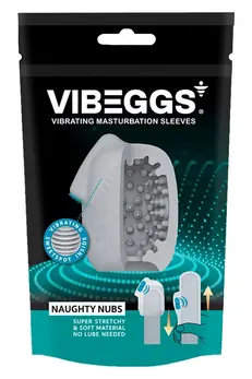 Vibeggs Naughty Nubs Intimate Vibration Sleeve, Flexible Design