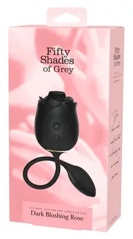 Fifty Shades of Grey Dark Blushing Rose Dual Function Intimate Device, Pink
