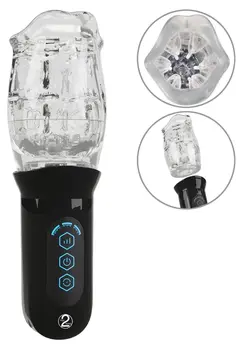 STROKER Rotating Intimate Machine Clear 360° Multi-Speed, Rechargeable