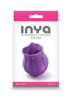 INYA The Kiss Rosebud Design Rechargeable Silicone Intimate Device