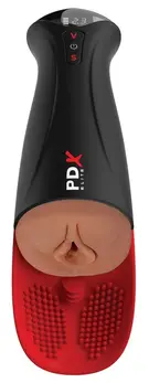 PDX Elite Fuck-O-Matic Pro XL Brown Intimate Machine 34.9 cm