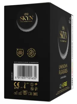 SKYN Unknown Pleasures Assorted Latex-Free Condom Set 42+5 Free, 53 mm